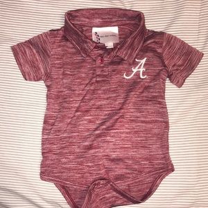 Alabama Collared Onesie